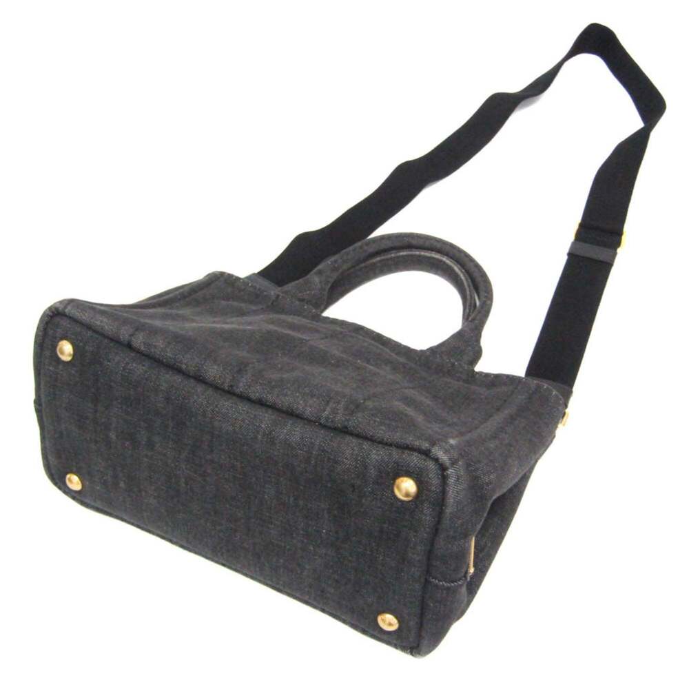 PRADA Black Canvas Shoulder Bag - Picture 3 of 16